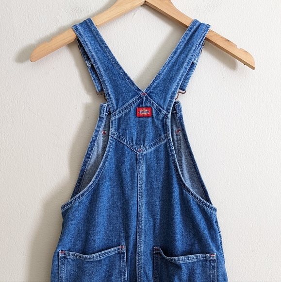 Dickies | Kids | Patched Denim Overalls - Picture 9 of 12